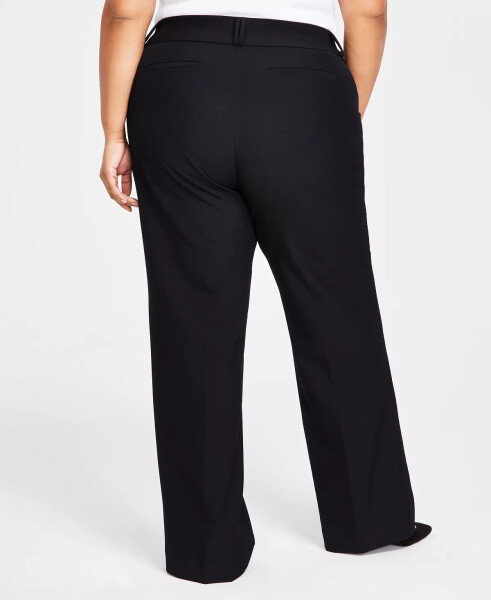 Plus and Petite Plus Size Curvy Bootcut Pants, Created for Modazone - Deep Black - 2