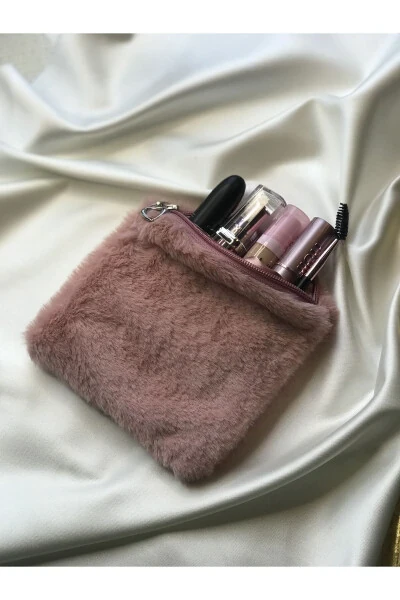 Plush Makeup Bag Small Pouch Size - 15
