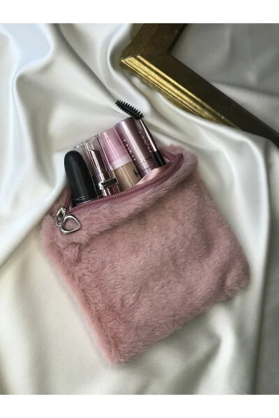 Plush Makeup Bag Small Pouch Size - 17