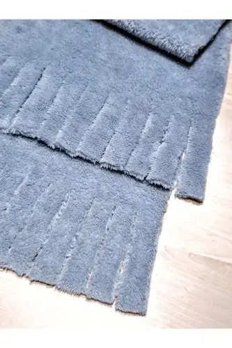 Plush Scarf - Grey - 3