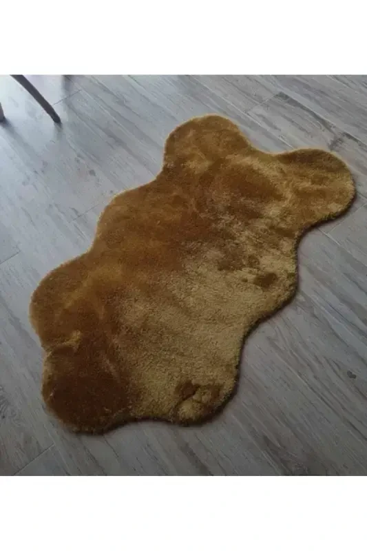 Plush Shag Rug - Gold - 2