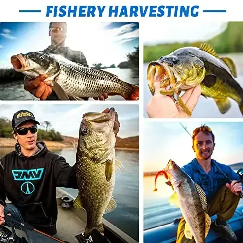 PLUSINNO 353/404 PCS Fishing Lures, Upgrade Fishing Tackle Box with Tackle Included, Crankbaits, Hooks, Weights, Other Accessories, Fishing Lure Bait Gear Equipment Kit Gift for Men Freshwater Bass - 3