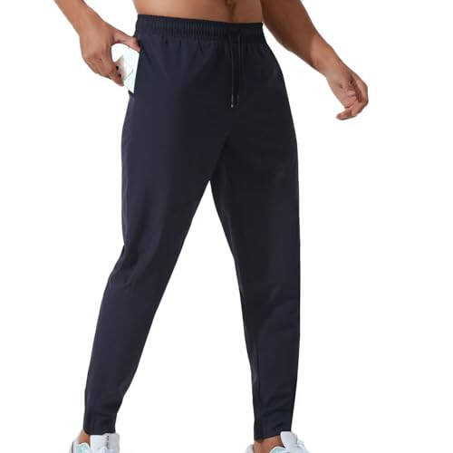 pnroktd Erkek Dar Paça Jogger Pantolon Erkek Antrenman Fitness Pantolonu Hızlı Kuru Erkek Yaz Antrenman Spor Salonu Terlemesi Rahat Slim Fit - 13