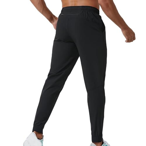 pnroktd Erkek Dar Paça Jogger Pantolon Erkek Antrenman Fitness Pantolonu Hızlı Kuru Erkek Yaz Antrenman Spor Salonu Terlemesi Rahat Slim Fit - 10