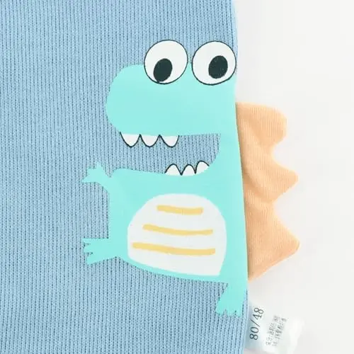 POBIDOBY Baby Vest for Girls & Boys, Purcotton Toddler Reversible Vest for Spring & Autumn - 3