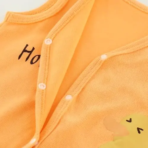 POBIDOBY Baby Vest for Girls & Boys, Purcotton Toddler Reversible Vest for Spring & Autumn - 5