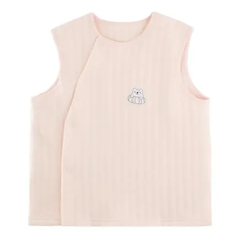 POBIDOBY Baby Vest for Girls & Boys, Purcotton Toddler Reversible Vest for Spring & Autumn - 1