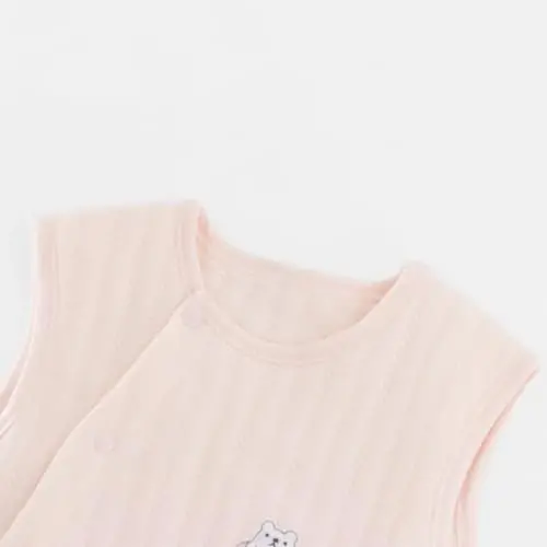 POBIDOBY Baby Vest for Girls & Boys, Purcotton Toddler Reversible Vest for Spring & Autumn - 2