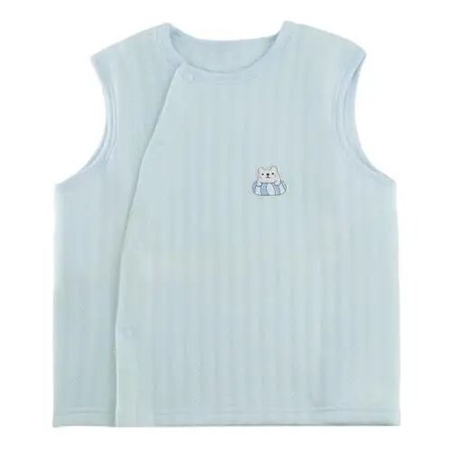 POBIDOBY Baby Vest for Girls & Boys, Purcotton Toddler Reversible Vest for Spring & Autumn - POBIDOBY