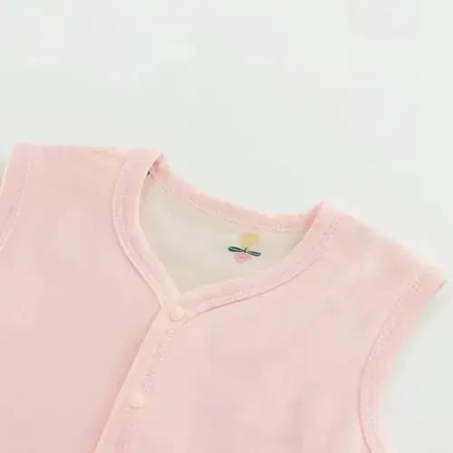 POBIDOBY Baby Vest for Girls & Boys, Purcotton Toddler Reversible Vest for Spring & Autumn - 4