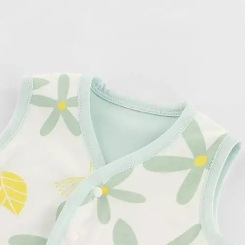 POBIDOBY Baby Vest for Girls & Boys, Purcotton Toddler Reversible Vest for Spring & Autumn 