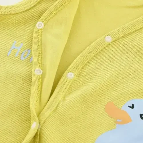 POBIDOBY Baby Vest for Girls & Boys, Purcotton Toddler Reversible Vest for Spring & Autumn - 5