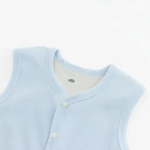 POBIDOBY Baby Vest for Girls & Boys, Purcotton Toddler Reversible Vest for Spring & Autumn - 4