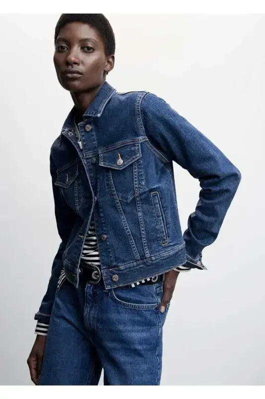 Pocket Denim Jacket - MANGO