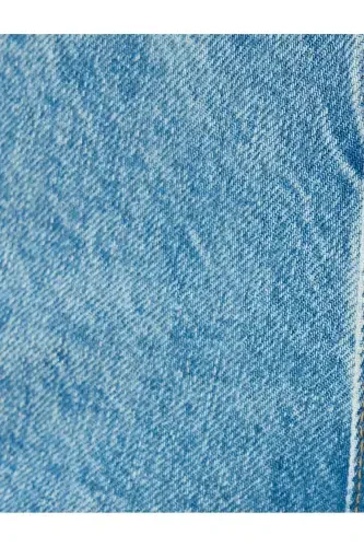 Pocket Detail Cotton Vintage Straight Jeans - 6