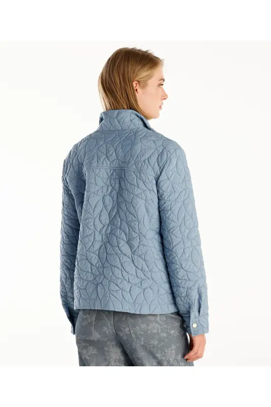 Pocket Detail Jacket-BLUE - 3