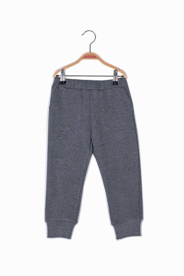 Pocket Detail Sweatpants - Unisex Elastic Leg Sweatpants Pajama - 5