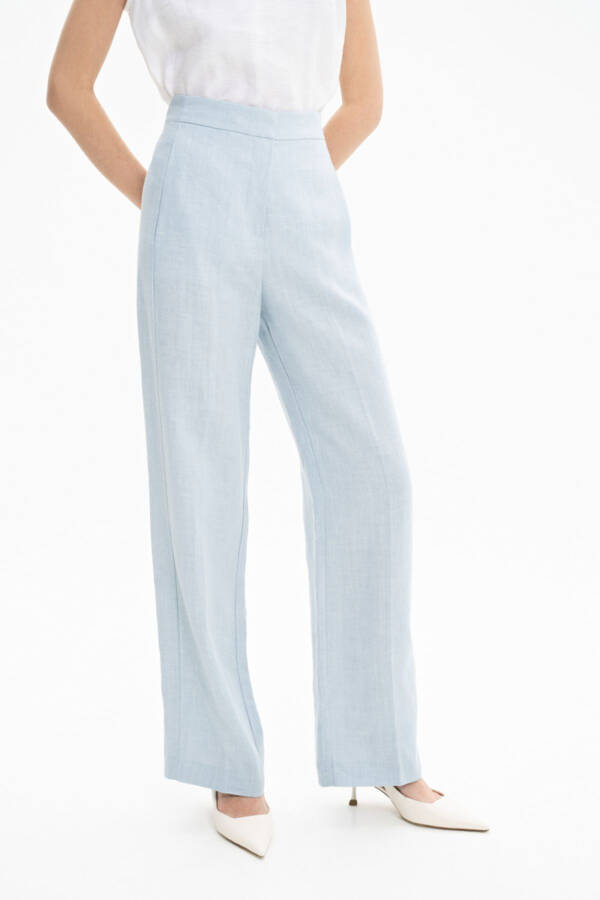 Pocket Linen Pants - 4