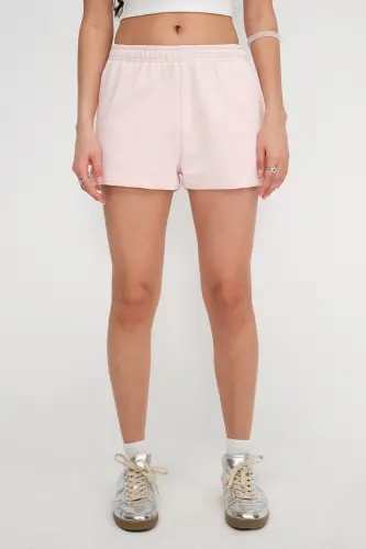 Pocket Waistband Elastic Shorts S1010-N12-Lotus - ADDAX (1)