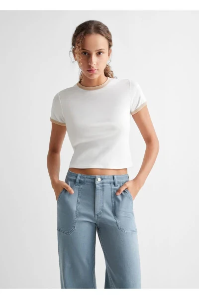 Pocketed culotte trousers - MANGO TEEN