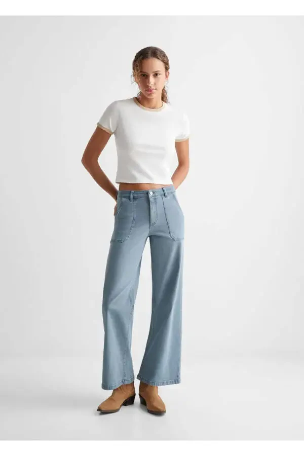 Pocketed culotte trousers - 2