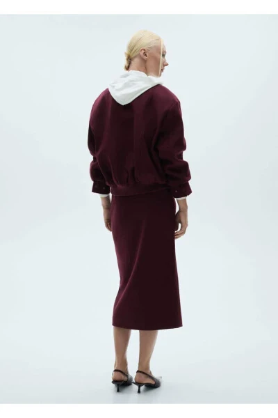 Pocketed Wool Bomber Jacket - 6