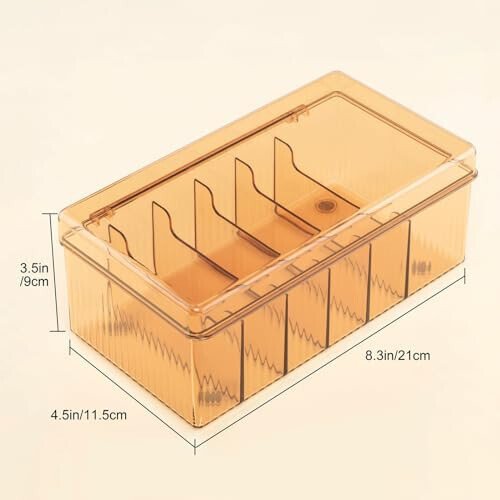 POCMKO Acrylic Eyelash Extension Organizer, Large Capacity Lash Supplies Storage Container Box, Makeup Cart With Lashes Extension Supplies - 5