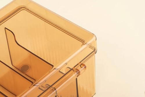 POCMKO Acrylic Eyelash Extension Organizer, Large Capacity Lash Supplies Storage Container Box, Makeup Cart With Lashes Extension Supplies - 6