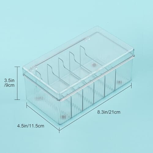 POCMKO Lash Extension Organizers and Storage, Lash Extension Supplies Organizer, Lash Cart Organizer, Acrylic Large Capacity Eyelash Extension Supplies Storage Box, Lashes Supplies Container - 5