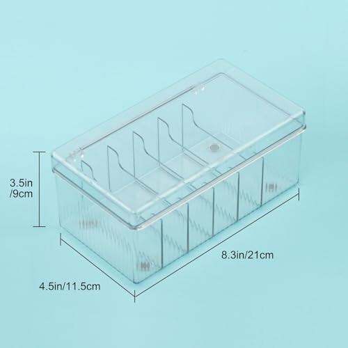 POCMKO Lash Extension Organizers and Storage, Lash Extension Supplies Organizer, Lash Cart Organizer, Acrylic Large Capacity Eyelash Extension Supplies Storage Box, Lashes Supplies Container - 5