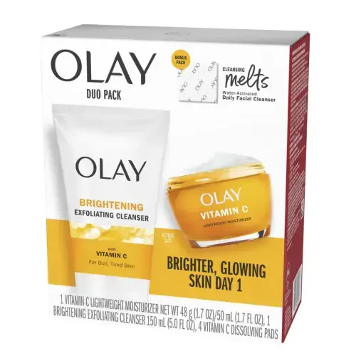 Подарочный набор Olay Skincare с витамином C, 2 шт. с очищающим средством для лица 147 мл и увлажняющим кремом для лица 50 мл - 9