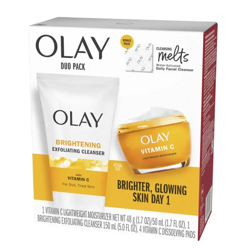 Подарочный набор Olay Skincare с витамином C, 2 шт. с очищающим средством для лица 147 мл и увлажняющим кремом для лица 50 мл - 9
