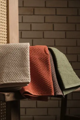 Подарочный набор полотенец для ванной, гостевой, кухни Plumehome - 30x50 - 4 шт. - 4