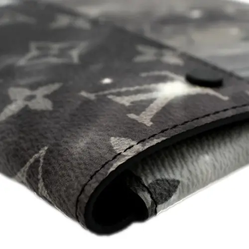 Поддержанная LOUIS VUITTON Галактика Pochette Monogram Холщовая Сумка Серая - 5