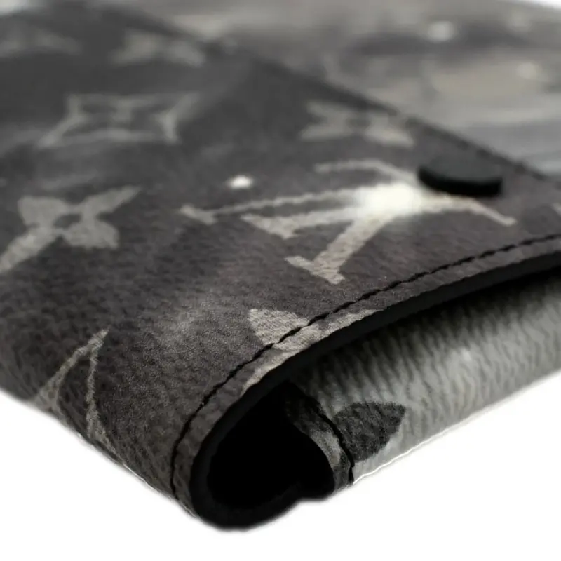 Поддержанная LOUIS VUITTON Галактика Pochette Monogram Холщовая Сумка Серая - 5