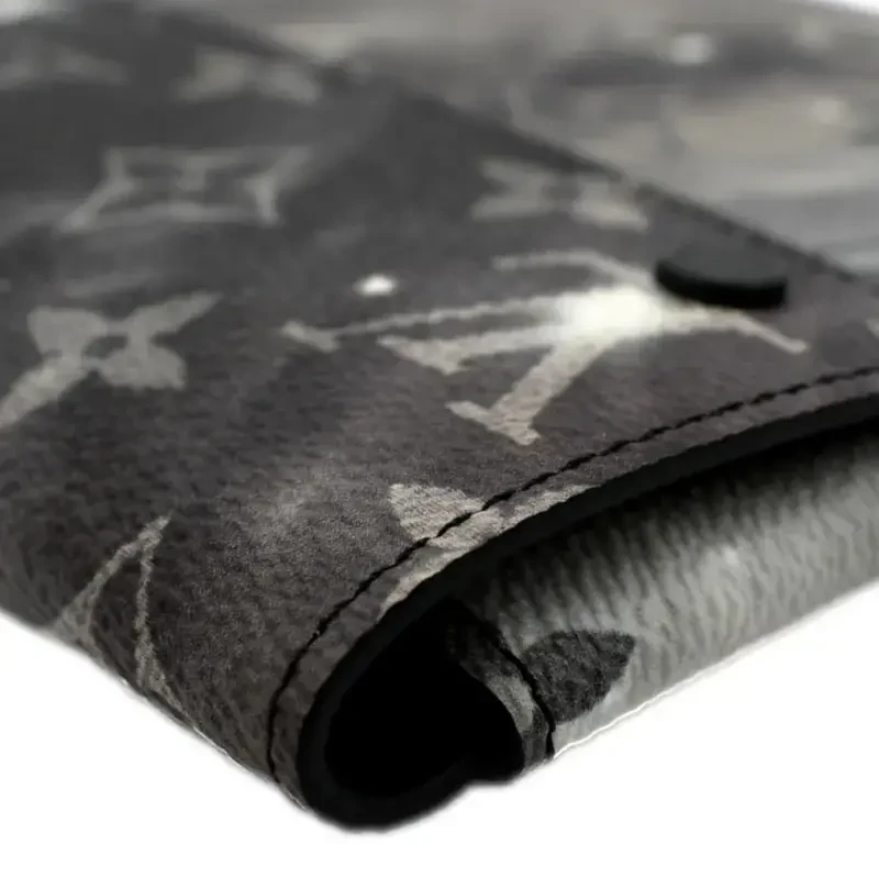 Поддержанная LOUIS VUITTON Галактика Pochette Monogram Холщовая Сумка Серая - 5