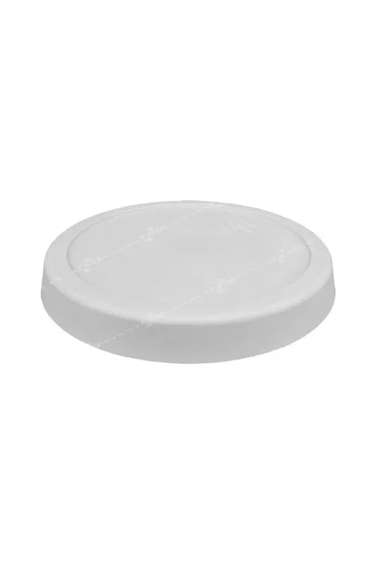 Поддон для горшка 39см Yalı Vaha Nergis No8 Белый Serinova Подставка для горшка Nergiz Plastik-BEYAZ8 - 4