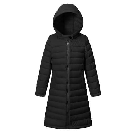 Podgina Kids Winter Snow Coats For Girls Clothes Child Boys Long Hooded Puffer Jackets - 1