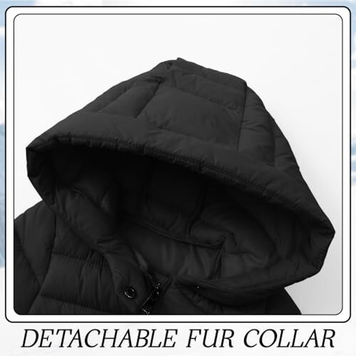 Podgina Kids Winter Snow Coats For Girls Clothes Child Boys Long Hooded Puffer Jackets - 3