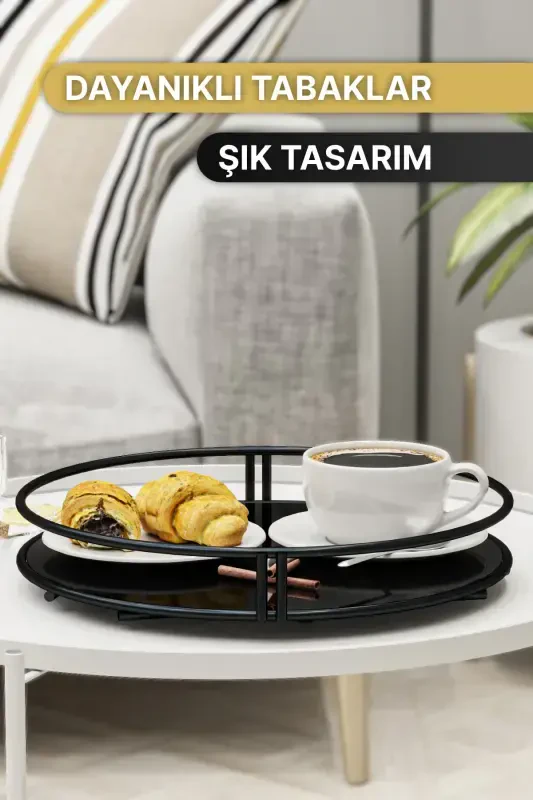 Поднос-органайзер для ванной, декоративный органайзер для украшений и косметики - 5