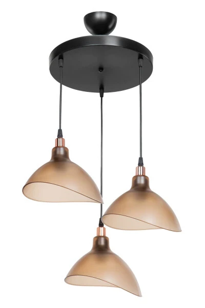 Подвесная люстра медового цвета спальня гостиная кухня коридор лампа - AG LIGHTDESIGN (1)