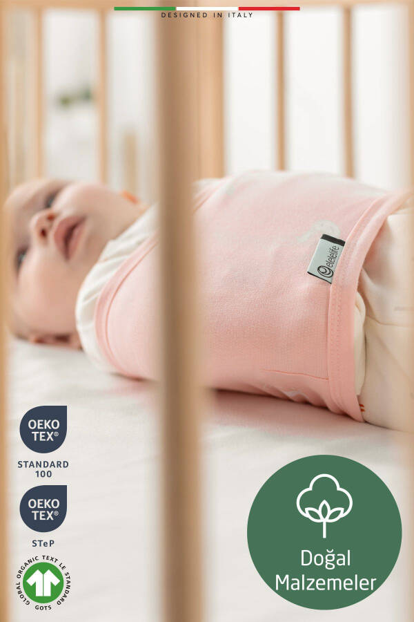 Пояс-слинг для новорожденных EleleLife Крем Моно - 6