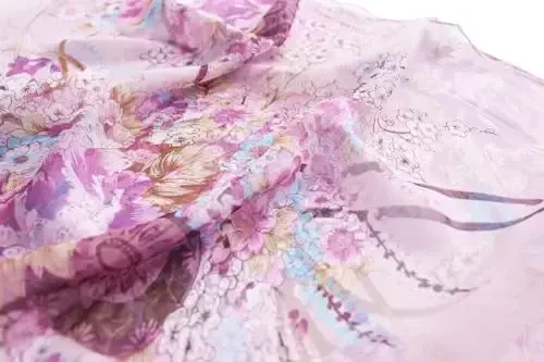 Pokeedioty Ayollar uchun шарфlar Yengil moda шарфlari Hashamatli gul naqshli shaffof шарфlar - 5