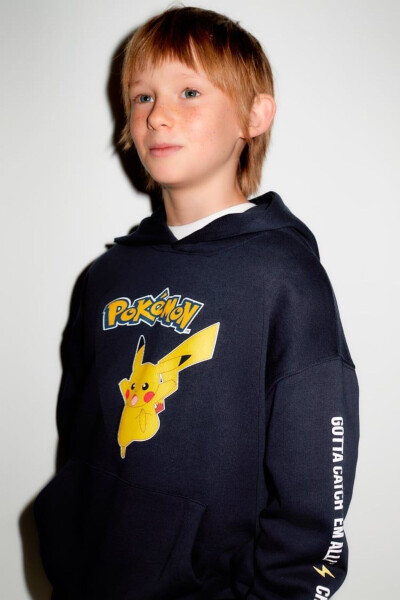 Pokemon Model Çocuk Kapüşonlu - 10