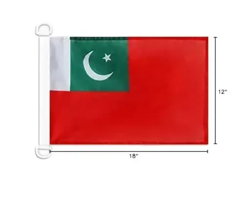 Pokiston fuqarolik dengiz bayrog'i NAUTICAL Flag 18'' x 12'' - Pokistonlik savdo bayroqlari 30 x 45 sm. - Qayiq uchun banner 12x18 dyuym - AZ FLAG - 5