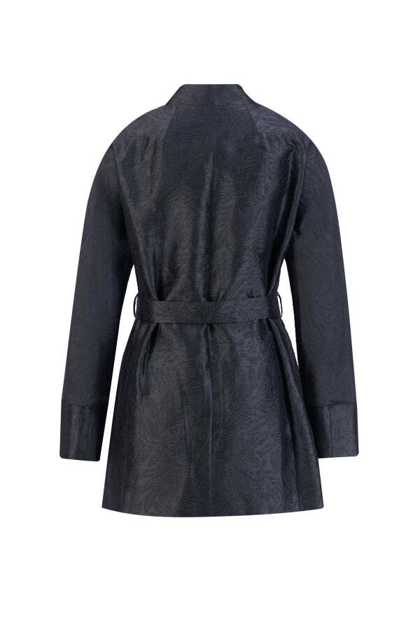 Покрывало Armine с камнями и пряжкой жаккард 24K7505 Черный - 14