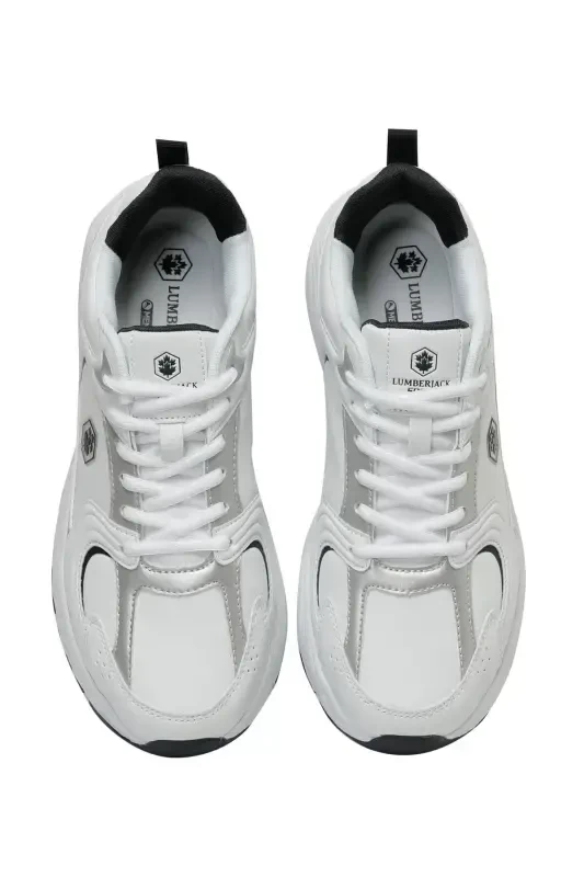 POL PU 3PR Beyaz Erkek Sneaker-Beyaz - 4