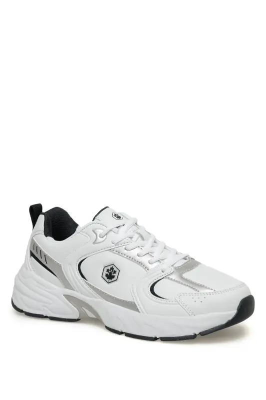 POL PU 3PR Beyaz Erkek Sneaker - Beyaz-LACI - 2