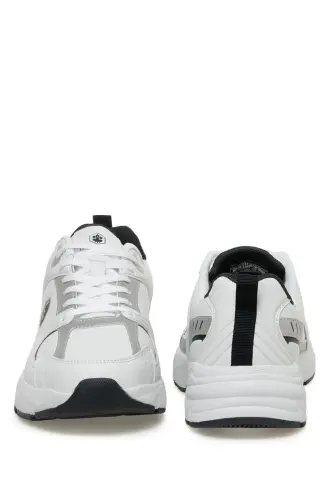 POL PU 3PR Beyaz Erkek Sneaker - Beyaz-LACI - 5