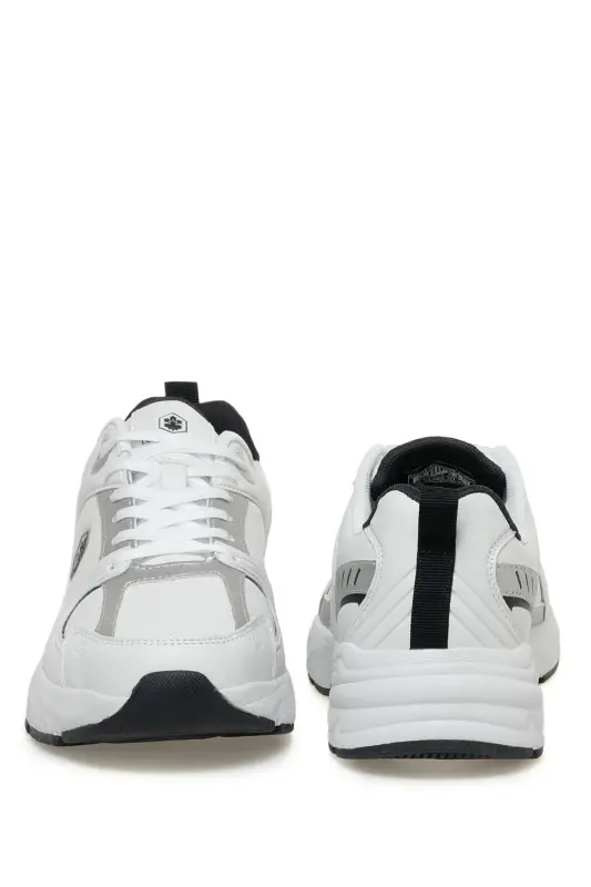 POL PU 3PR Beyaz Erkek Sneaker - Beyaz-LACI - 5
